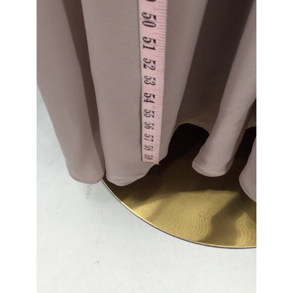 AW BRIDAL 18 2X plus taupe Gwyneth wedding party bridesmaid maxi dress NEW b142 - Picture 5 of 10